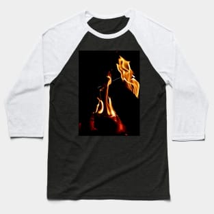 Fire poetry (pareidolia) Baseball T-Shirt